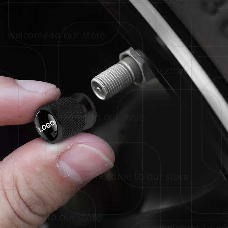 4Pcs Car Tire Valve GSI Emblem For Opel Mokka Insignia Corsa Antara OPC VXR8 Astra Aluminum Air Port Stem Cover Caps Dust Covers