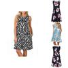 Women's Summer Boho Floral Tank Dress With Comfortable Loose Fit For Casual Beach Outings