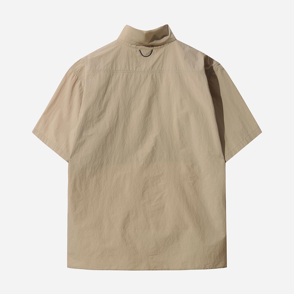 DOD Ruffle Lightweight Short Shirt (Tan)