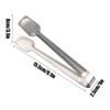 Food Serving Tongs Stainless Steel Appetizers Tongs Kitchen Utensils Catering Clips For Coffee Bar Pantry Buffet Restaurant