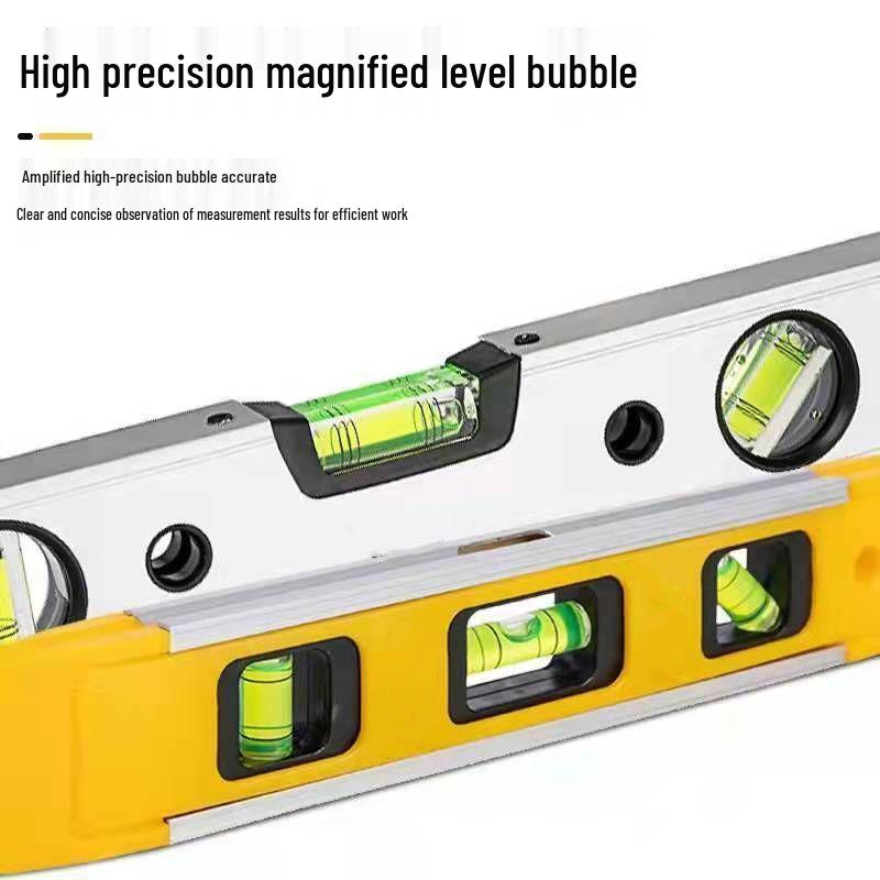 German High-Precision Aluminum Mini Spirit Level for Home and Construction