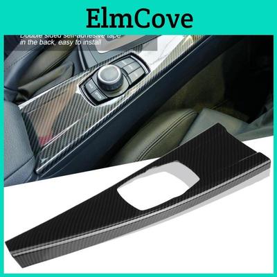 Fiber Multimedia Interior Abs Carbon Panel Cover Trim For 3 Series F30 F34 4 Series F33 F36