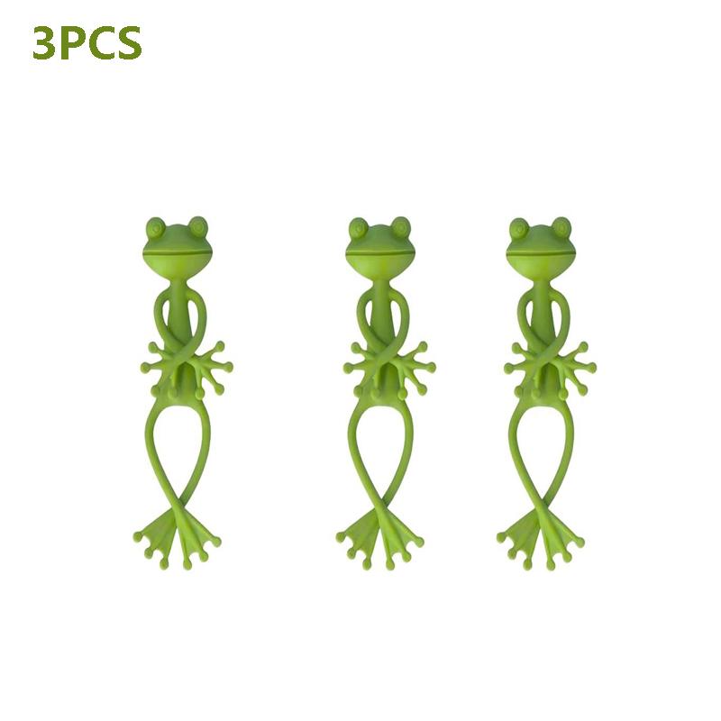 Creative Frog Plant Stand Cute Frog Flower Pot Hugger Plant Climbing Fixture Clips Planter Stake Decor Garden Climbing Branch