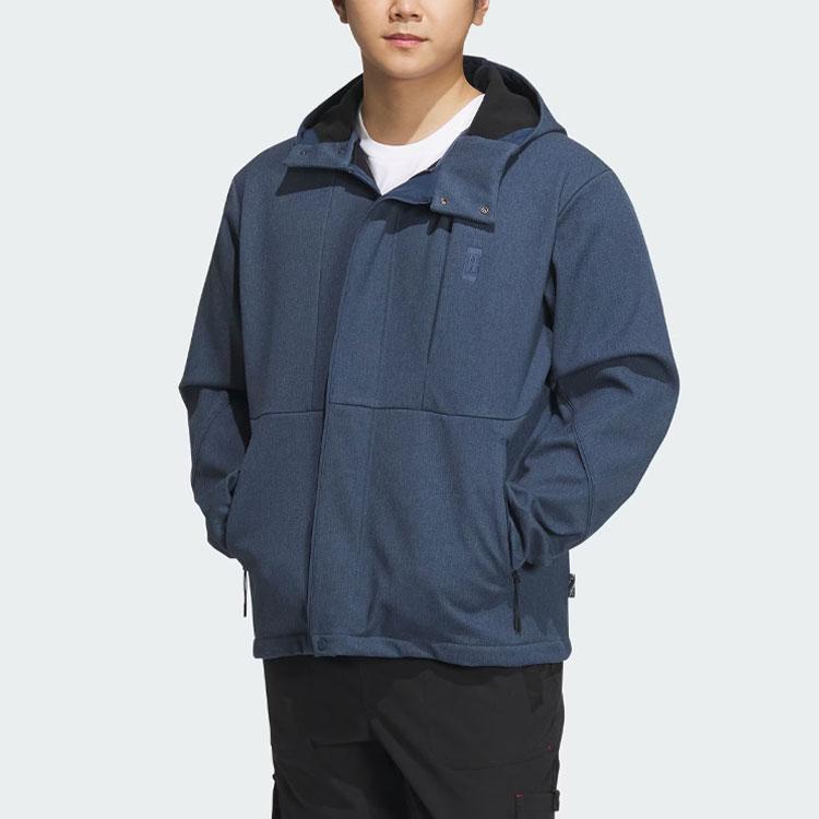 Adidas Wuji Bond Woven Jacket With Solid Color Logo Men Jackets Navy IP4933