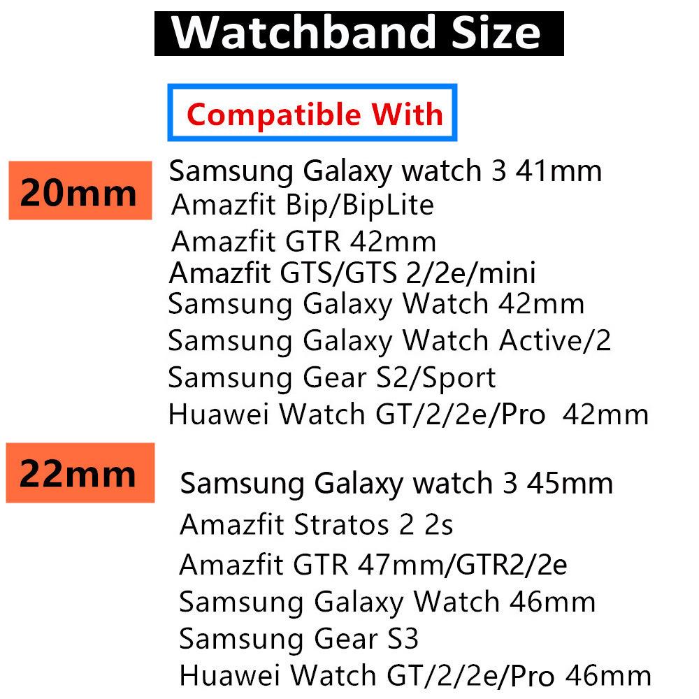 Echtes Leder Armband mit Schmetterlingsverschluss für Samsung/Huawei Uhr - Universell 20mm/22mm
