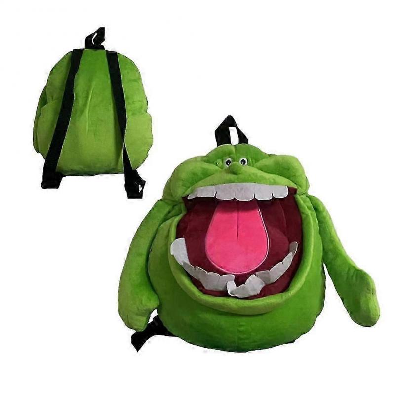 Slimer Ruksak Cosplay 3D Tisk Taška Plyšový Batoh Anime Kreslený Školní Taška přes Rameno Narozeninové Vánoční Dárky Pro Dospělé Děti