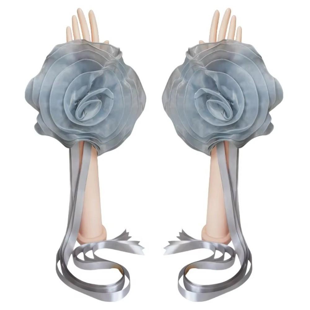 Wrist Strap Modern Dance Hand Sleeve Stereo Flower Latin Dance Accessories  Samba Dance