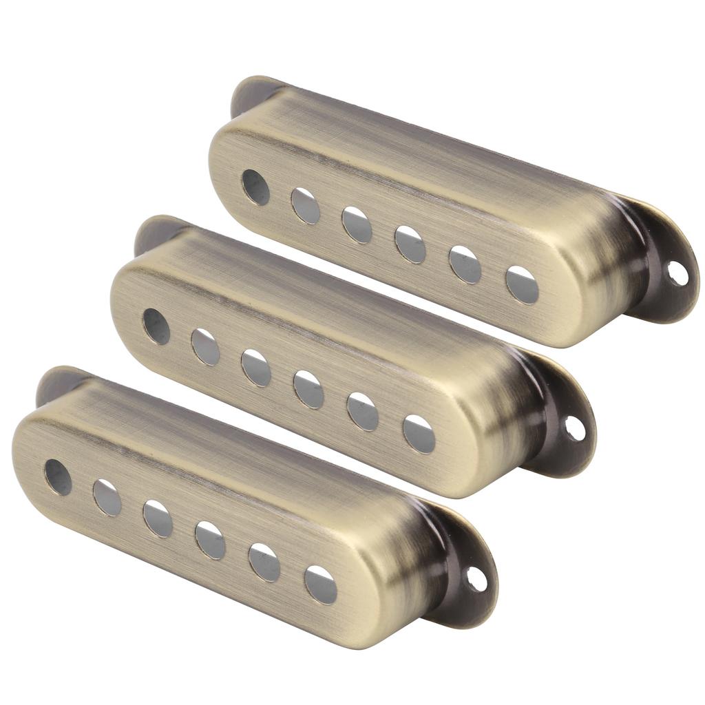 3Pcs Einzigen Pickup Abdeckung Messing 48mm/50mm/52mm Musical Instrument Zubehör für ST SQ Elektrische