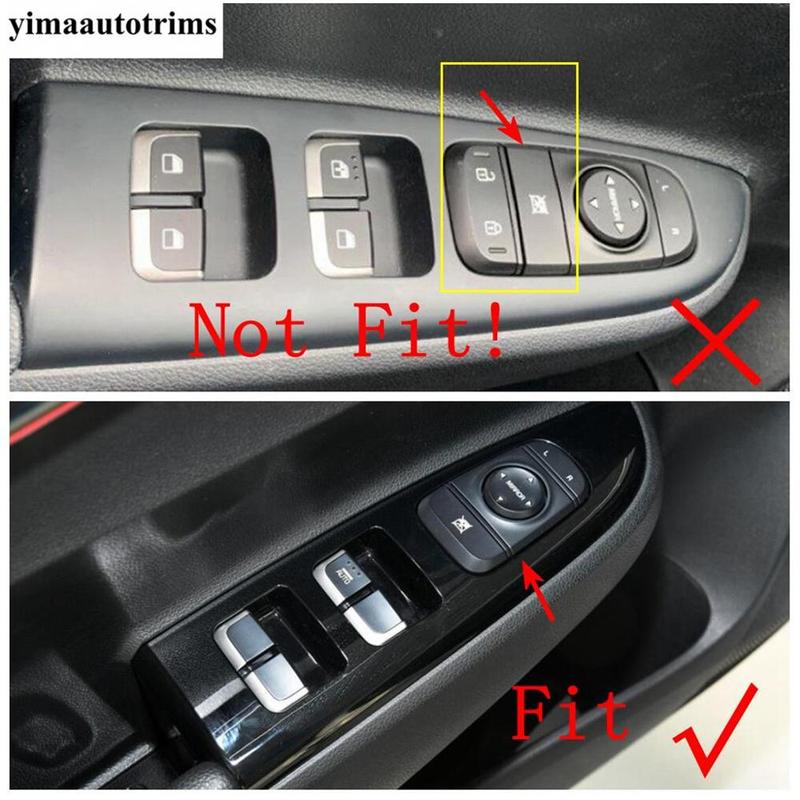 For Kia Rio 4 X-line 2017- Dashboard Front / Side Air AC Outlet Vent Panel Cover Trim Stainless Steel Accessories Interior