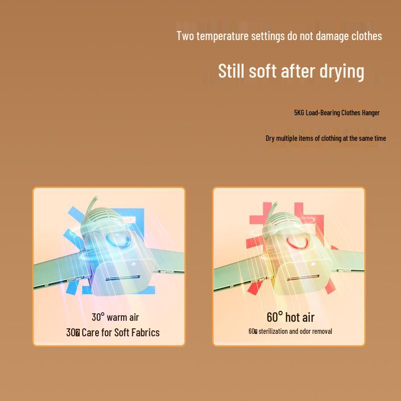Portable Dormitory and Travel Clothes Dryer with Sterilization