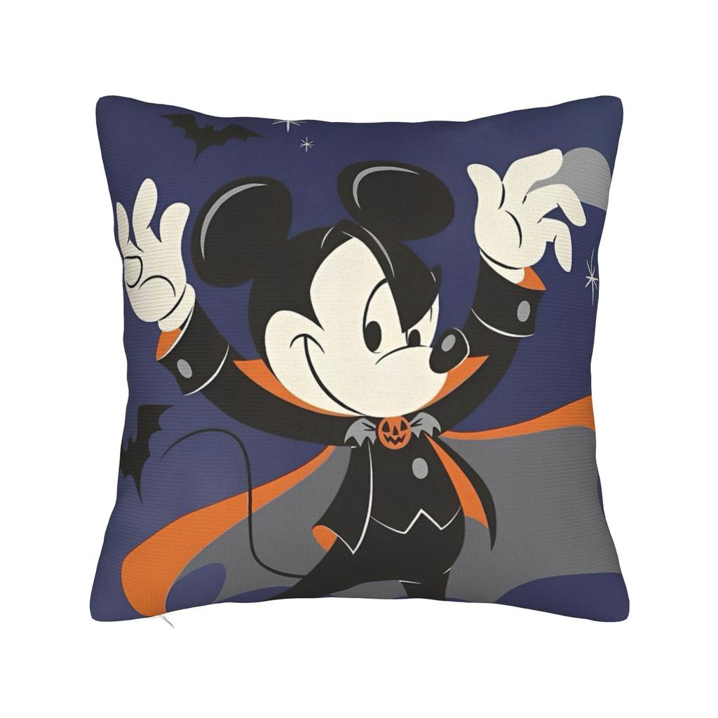 Mickey Mouse Kuddfodral Polyester Kudde för Soffa Söt Känd Tecknad, Avslappnade Kuddfodral