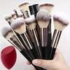 NEW 3-20PCS Makeup Brushes Set Eye Shadow Foundation Concealer Blending Blush Brush Soft Fluffy Women Beauty Tool Christmas Gift