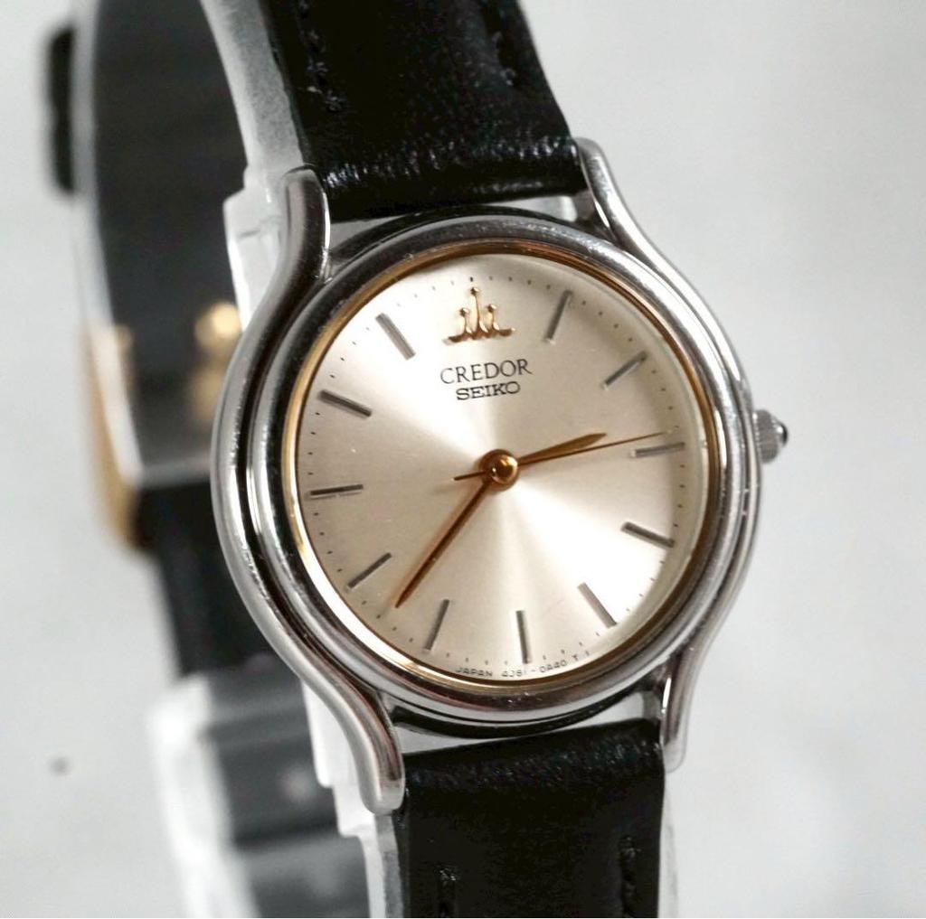 [USED] SEIKO Credor 4J81-0A40 Women's Quartz Watch, Working