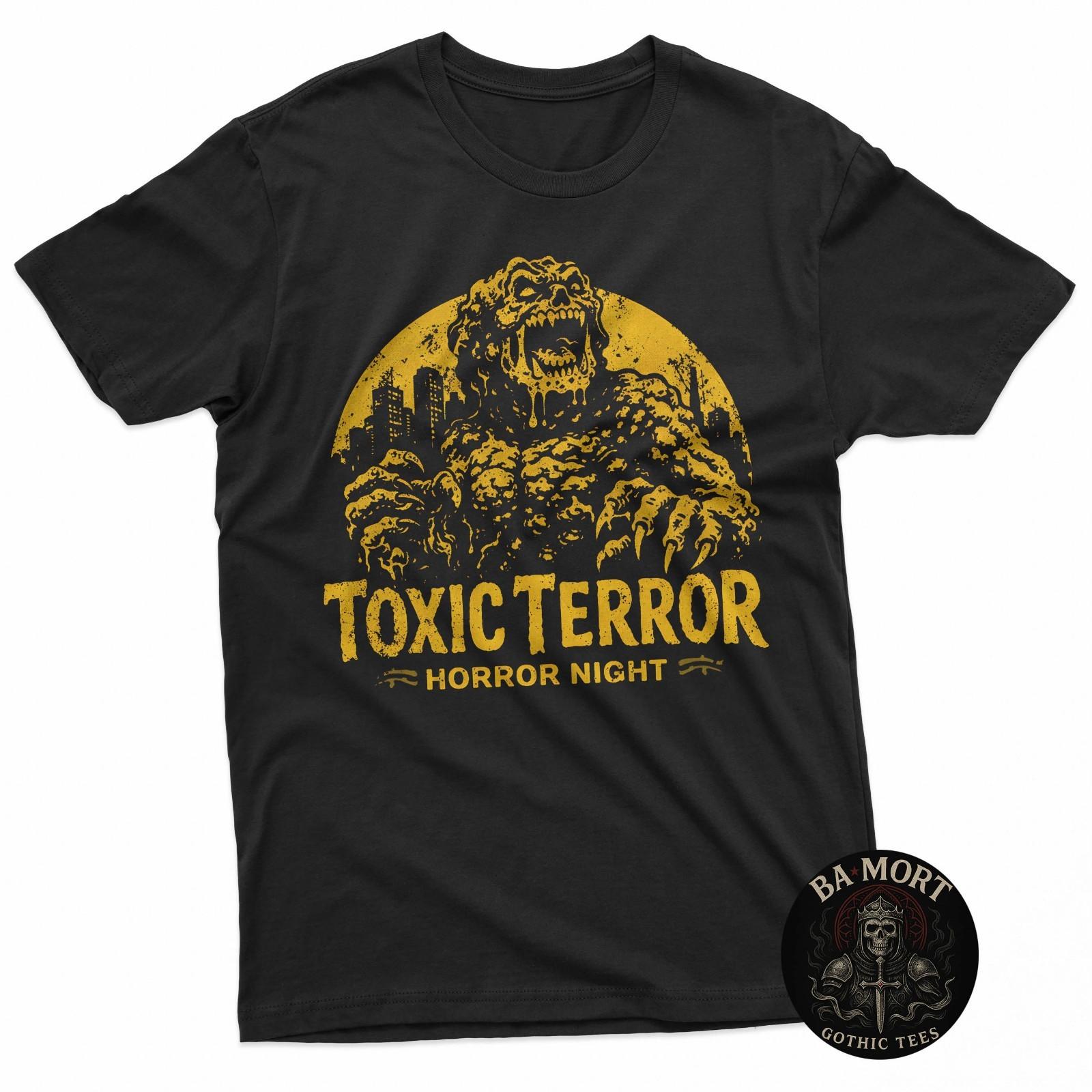 Creature Double Feature Toxic Terror Horror Night T-Shirt S разноцветный