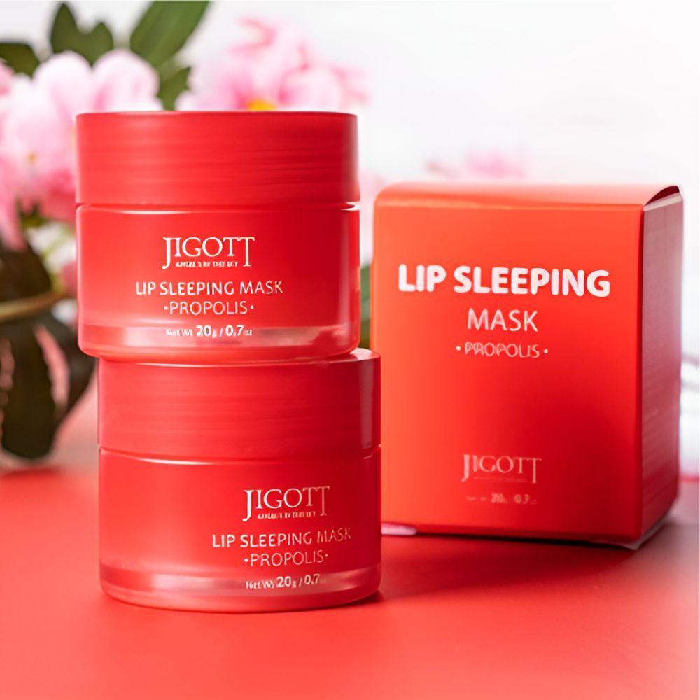 Jigott Lip Sleeping Mask Deep Hydrating Overnight Lip Care Balm 20g X 2