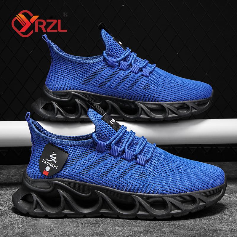 YRZL Mens Shoes Lightweight Breathable Casual Sneakers for Men Running Shoes Non Slip Comfortable Outdoor Sport Shoes Man