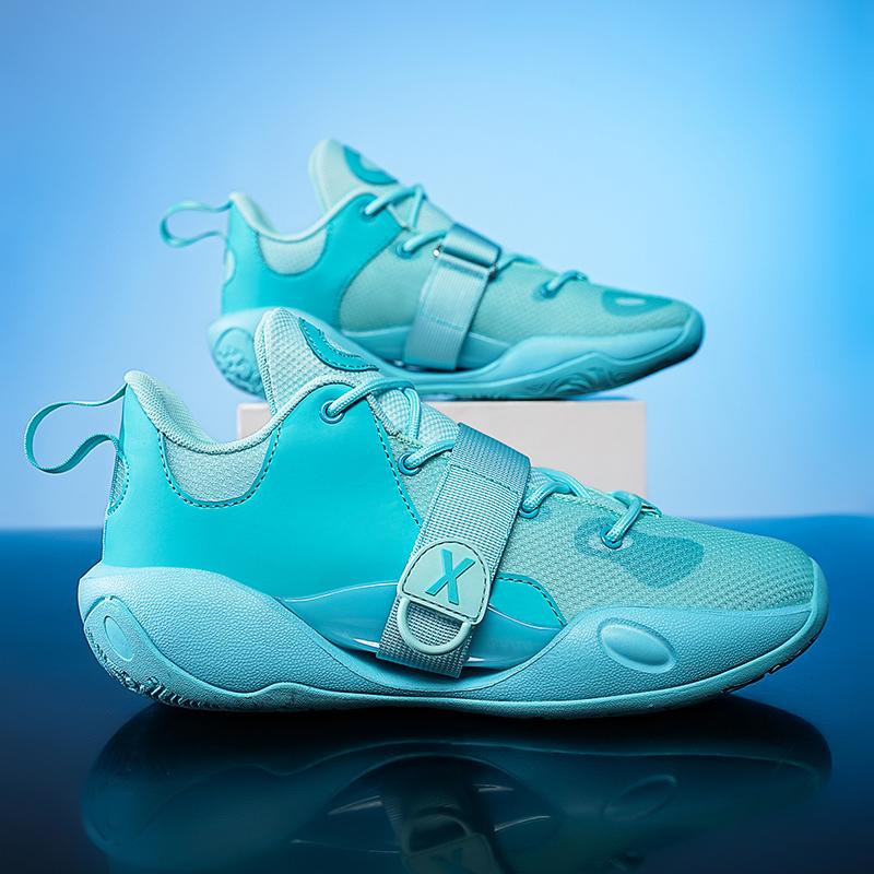 Men's Basketball Shoes Non-Slip Shock-Absorbing Lightweight Practical Low-Top Sports Shoes