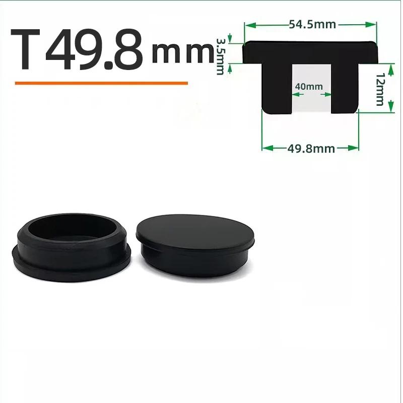 Schwarzer Silikonstopfen Ø 6mm-81,3mm Runde Staubdichte Dichtkappe Hitzebeständiger Silikon-Lochstopfen Dichtungs-Endkappe Schutzhülle