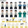 Figuras de Personas Profesionales Serie Ciudad - Juguete de Bloques de Construcción Oficial Forense