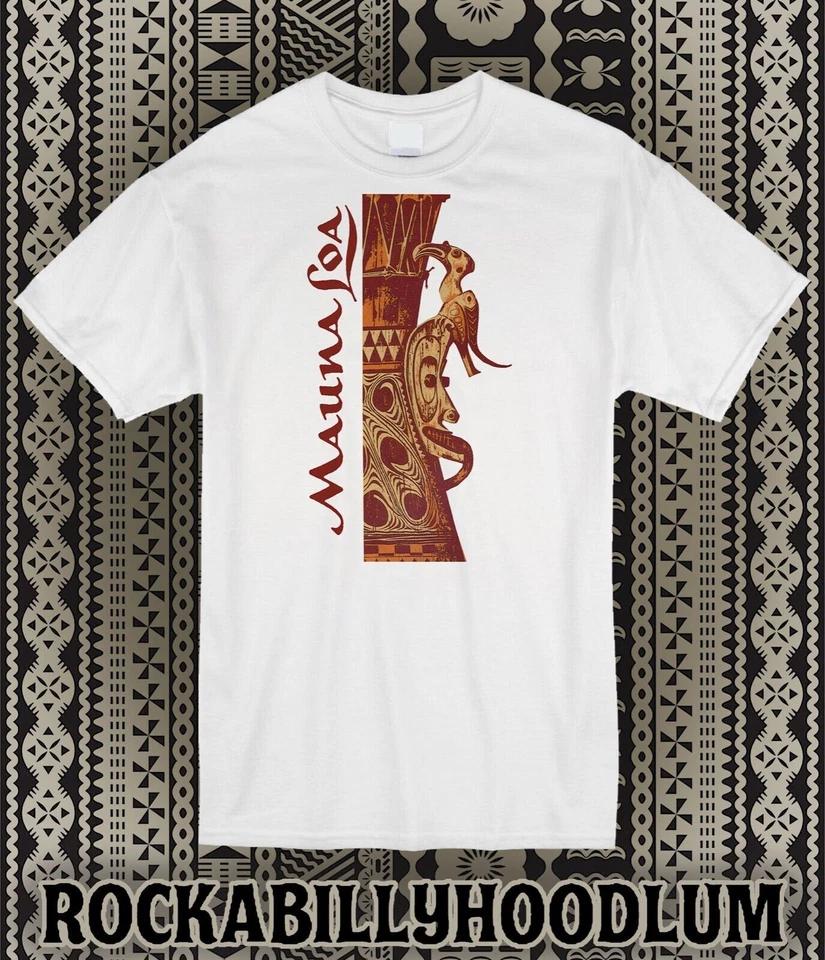Retro Tiki Art Tee T Shirt Polynesian Bar Mug Mauna Loa Detroit Michigan 3XL