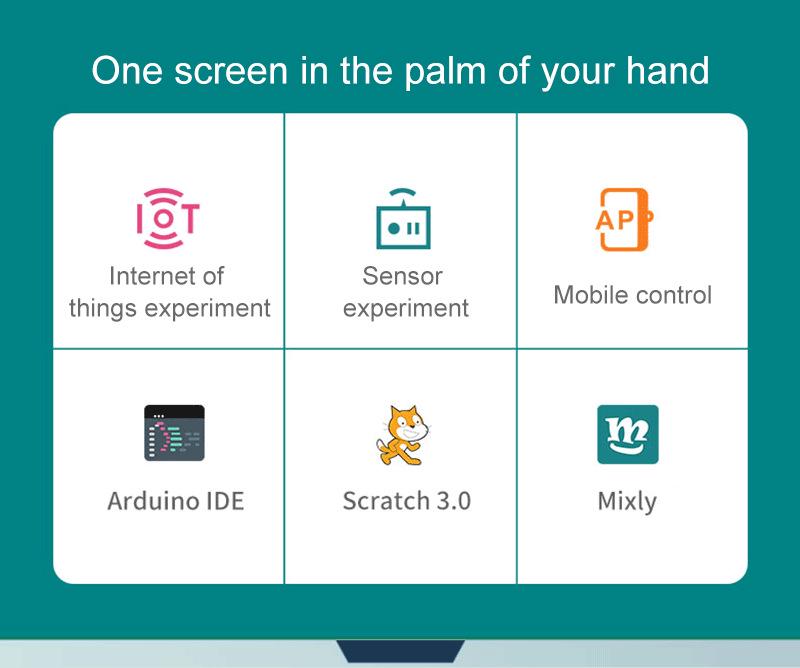 4.3-inch ESP32S3 Touchscreen IoT Development Board with WiFi, Bluetooth, Smart LCD Display, and LVGL