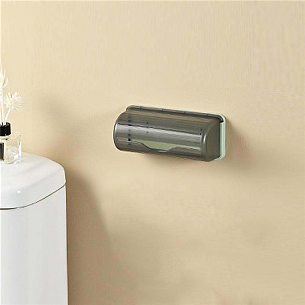 Plastic Trash Bags Storage Box Wall Mounted Self,adhesive Garbage Bag Dispenser Extraction Removable Grocery Bag Holder Home