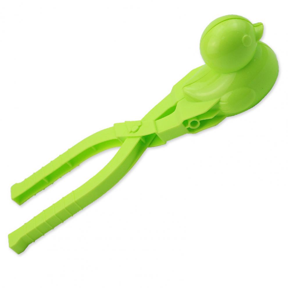 Snowball Clamp Lovely Anti-Deformed Interesting Burr-Free Curiosity Multicolor Duck Shape Winter Small Snow Clip For Outdoor