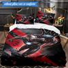 3PCS Iron In Action Bedding Set,Including 1pc Duvet Cover And 2pcs Pillowcases Perfect for Bedroom, Dormitory, Fan Christmas gift