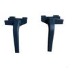 Aluminum Alloy Aperture Handle, Type 38 Casement Lock, Security Pull, Home & Commercial Light Gray