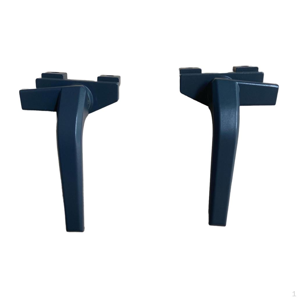 Aluminum Alloy Aperture Handle, Type 38 Casement Lock, Security Pull, Home & Commercial Light Gray