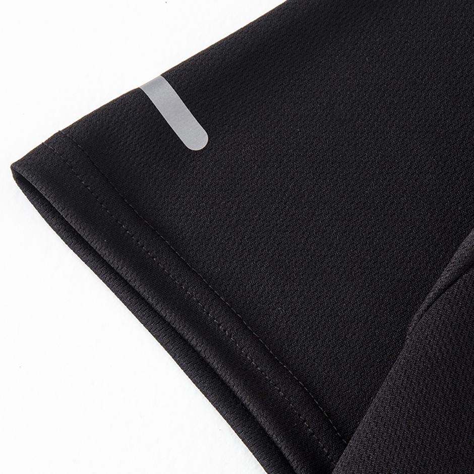 Men's Quick-Dry Solid Color Short-Sleeve T-Shirt for Running, Hiking, and Casual Wear