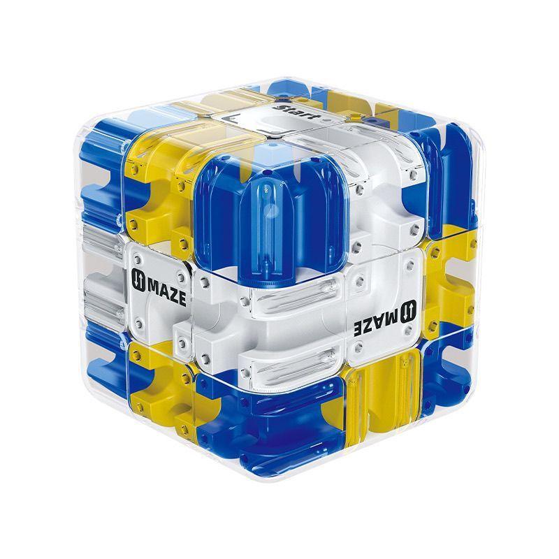 

3d Ball Rotating Puzzle Cube For Kids Brain Training And Logical Thinking синий