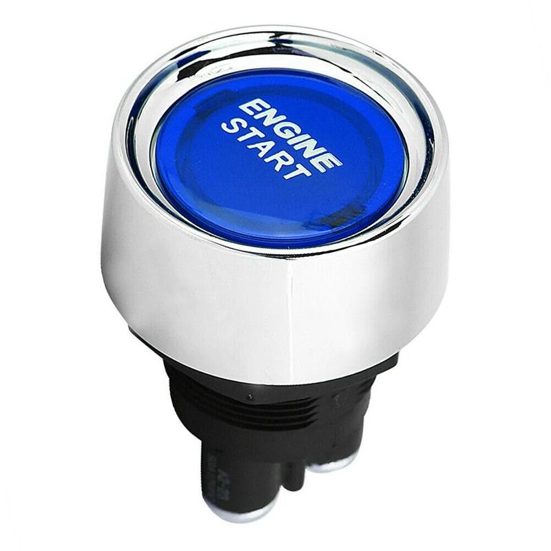 Hot 12V/24V 50A Car Engine Start Push Button Keyless Start Button Ignition Starter Car Engine Start Button Auto Accessories