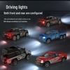 Mini Remote Control Car Toy 2.4G, Adjustable Speed, Lights & Trailer, 1:64 Alloy Simulation Model.