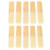 10Pcs Alto Saxophone Reeds 2.5 E Flat Sax Woodwind Accessories with Transparent Box