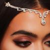 Women's Rhinestone Forehead Chain Bridal Pendant