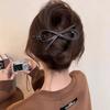 Elegant Leather Bow Twist Hairpin For Women Girls Sweet Hair Ornament Barrette Hair Clip Hairgrip Fashion Hair Accessories