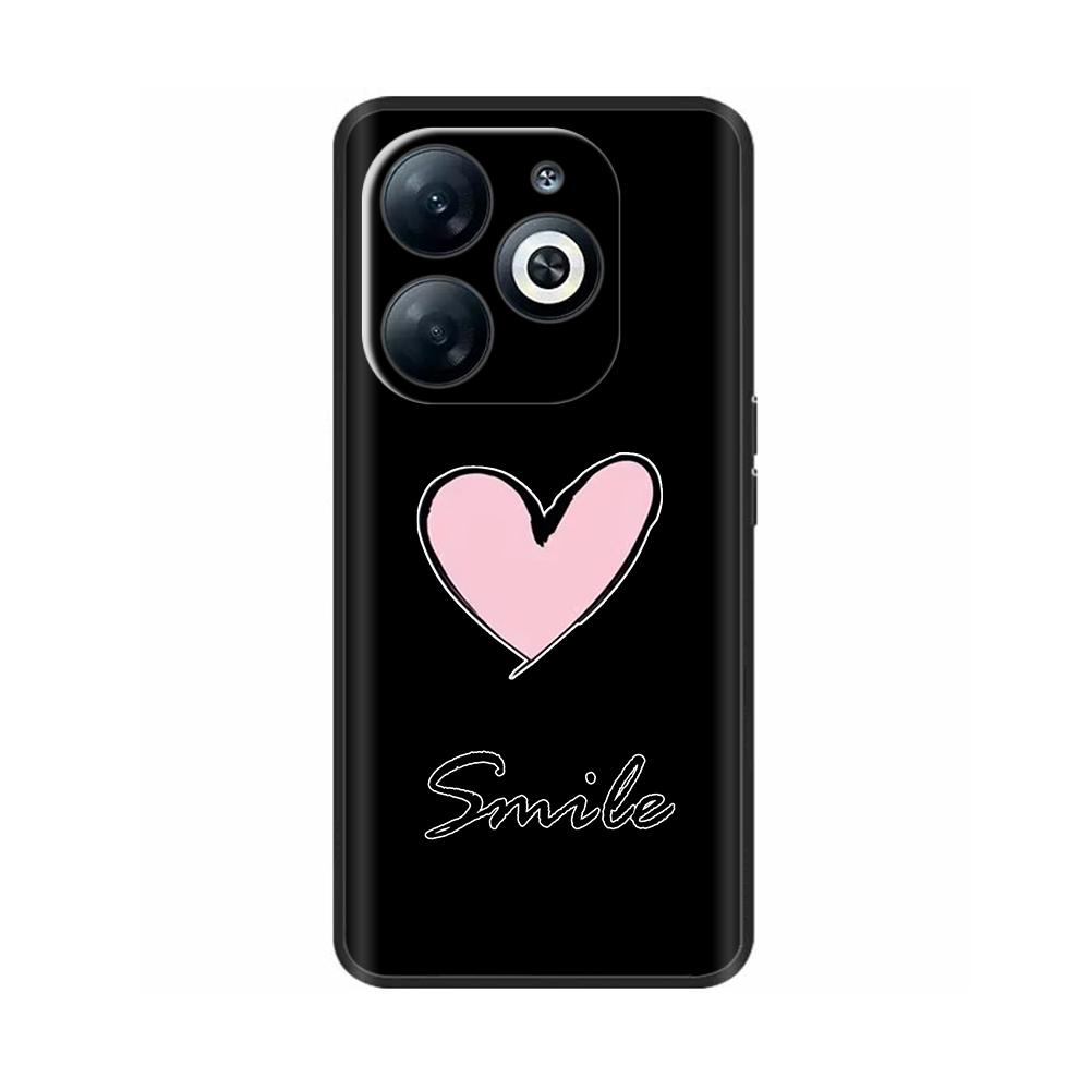 Phone Case For Infinix Smart 8 8pro 8Plus Cute Cartoon Painted Back Cover Soft TPU Bumper For Infinix Smart 8 Pro Plus Case Capa