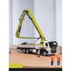 1/50 Volvo Concrete Pump Truck Toy Car Diecast Meatl Vehicle Model Pull Back Sound & Light Miniature Collection Gift for Boy Kid