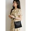 Women's Fashion Soft Leather Bucket Bag Large Capacity Shoulder Crossbody Bag For Middle-Aged Ladies