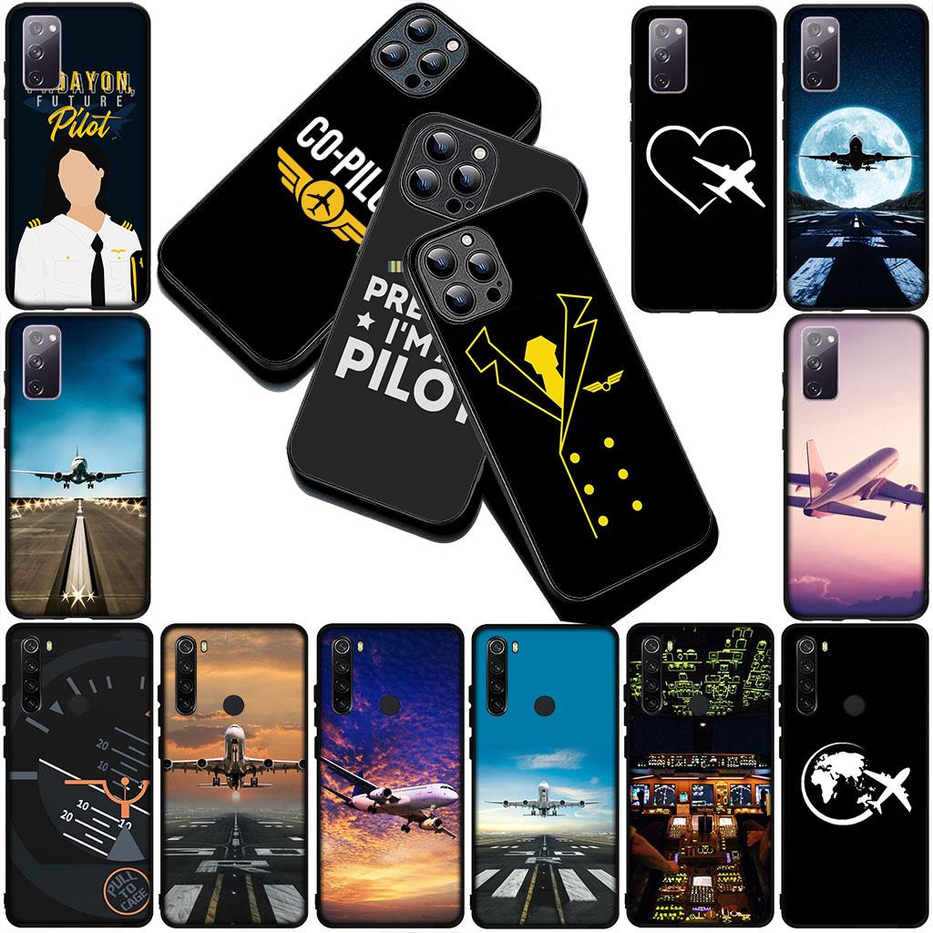 Cover for Motorola Moto G86 G57 E14 E15 G14 G34 G35 G84 G24 A54 G15 Power E22 Case Aircraft Travel Airplane Pilot Epaulette