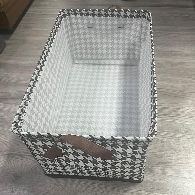 Foldable Extra Large Waterproof Storage Bin with Steel Frame