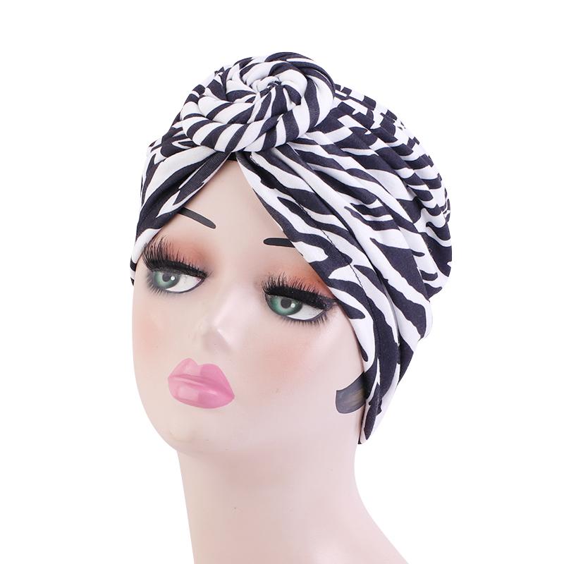 African Print Turban Hat for Women Scrunchies Knot Headwrap Stretch Bandanas Party Headwear Ladies Headscarf Hair Accessories