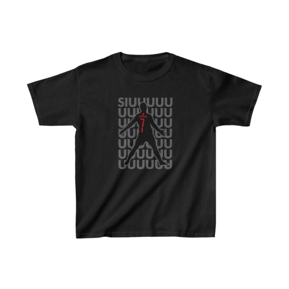 Cristiano Ronaldo Vintage Black & White Portrait Graphic T-Shirt, Unisex Oversized Streetwear, Football Fan Gift