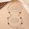 European-American Double-layer Pearl Flower Necklace: Elegant, Versatile Design for Daily Wear