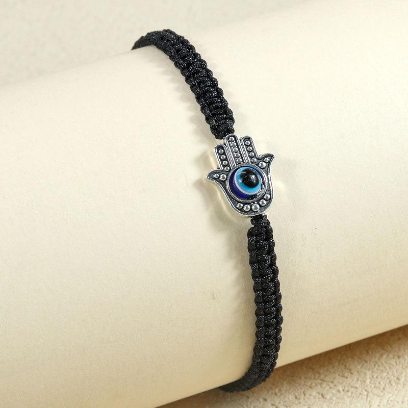 Evil Eye Crystal Beaded Adjustable Bracelet for Boys & Girls