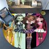 MH Pattern Round rug,Carpet Rug for Living Room Bedroom Playroom ,Non-slip Floor Mat,Holiday Gifts and Birthday Gifts.