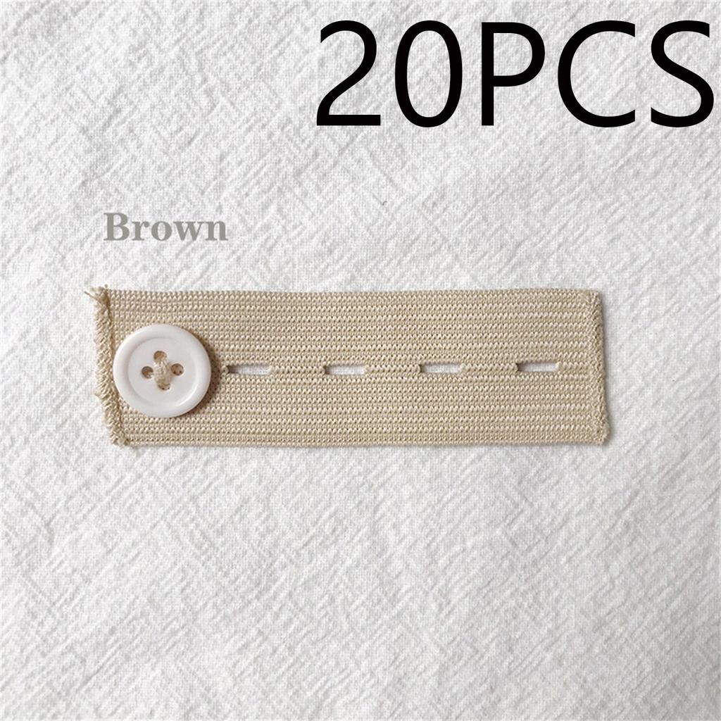 1/20 Pants Extender Belt Unisex Waist Band Tight Trousers Jeans Skirts Maternity Button Hooks Garment DIY Sewing Supplies