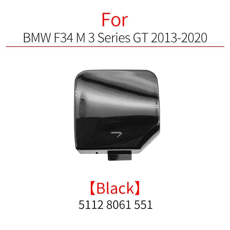 For BMW F34 GT M Sport Car Rear Bumper Tow Hook Cover Cap Accessory For BMW 3 Series GT M 2013-2020 320 328 330 335 51128061551 чёрный