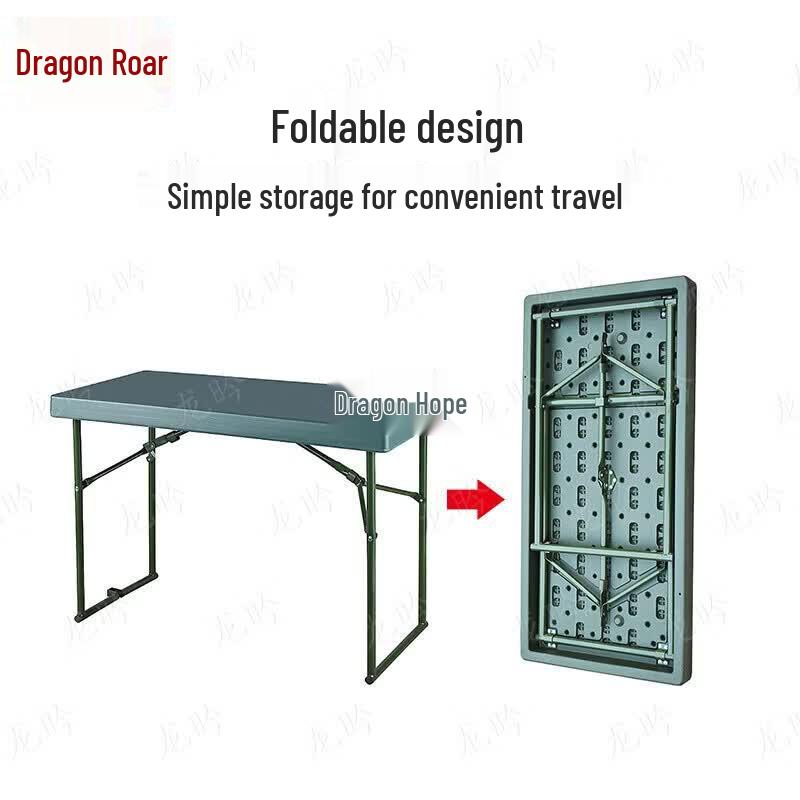 Longyan 1.1m Outdoor Folding Training Table Set